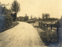 839342 Gezicht op provinciale weg Oudewater - De Meern, vermoedelijk bij Willeskop.